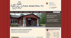 Desktop Screenshot of ciceroanimalclinic.com