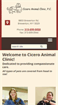 Mobile Screenshot of ciceroanimalclinic.com